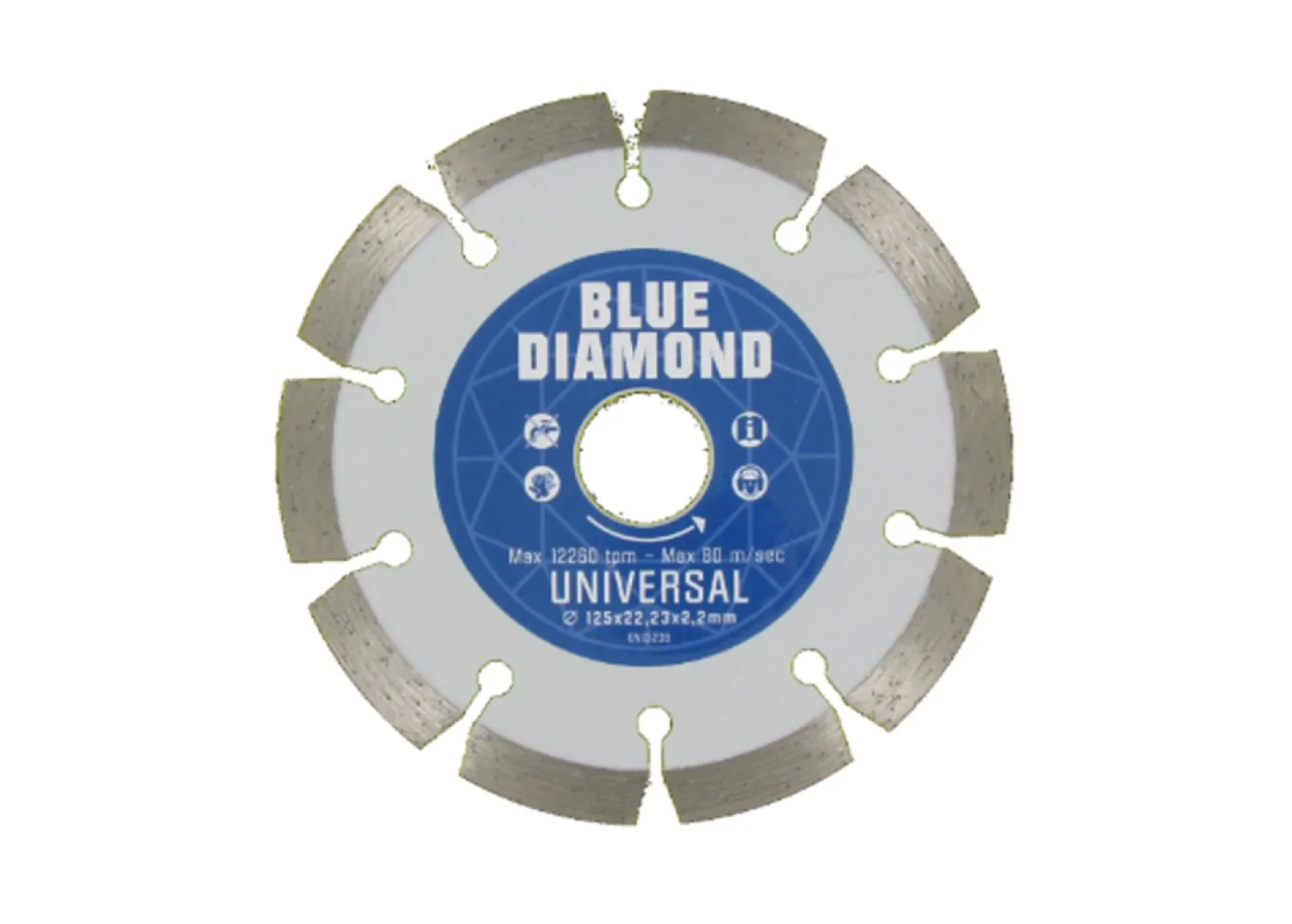 Carat CEBD140310 Blue Diamond Diamantzaagblad - 140x22,23mm - universeel