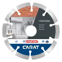 Carat CES1153000 Diamantzaagblad voor droogzagen - 115 x 22,23mm - Universeel