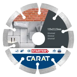 Carat CES1253000 Diamantzaagblad voor droogzagen - 125 x 22,23mm - Universeel