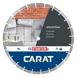 Carat CES4002000 Diamantzaagblad voor natzagen - 20 x 400mm - Universeel