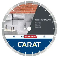 Carat CES3504200 Diamantzaagblad - 350 x 25,40/20mm - Universeel