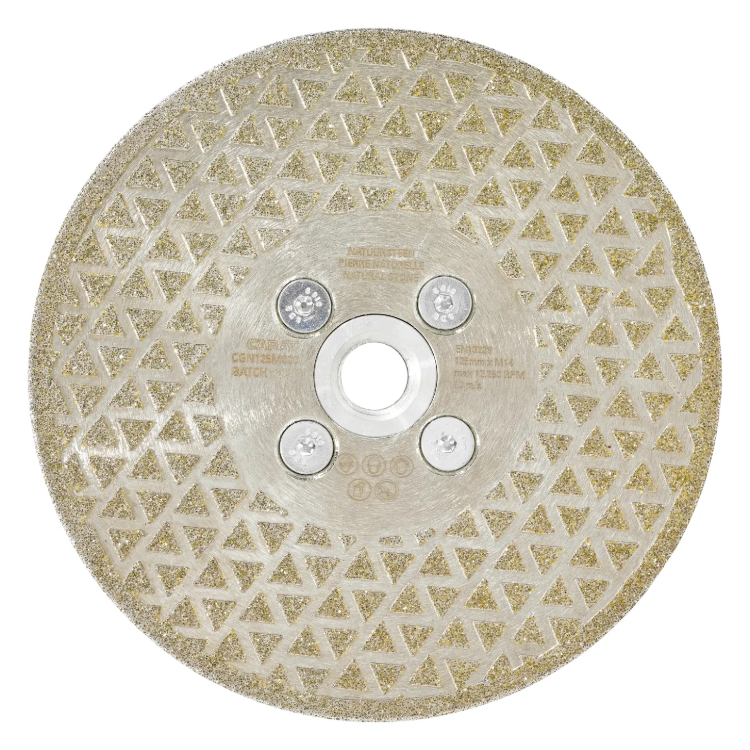 Carat CGNC125M00 Diamantschijf - 125mm - M14 - Natuursteen/Composiet