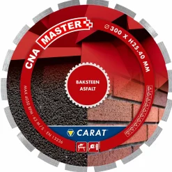 Carat CNAM500400 Diamantzaagblad voor natzagen - 500 x 25,4 x 10mm - Steen / Asfalt