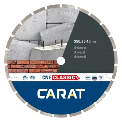 Carat CNEC350400 Diamantzaagblad voor natzagen - 350 x 25,4mm - Universeel