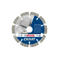 Carat CSC1253A25 3-pack diamantzaagbladen voor beton - 125 x 22,23mm - CS Classic