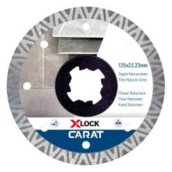CARAT CTXLOCK125 Diamantzaag X-LOCK Tegels Ø125x22,23mm