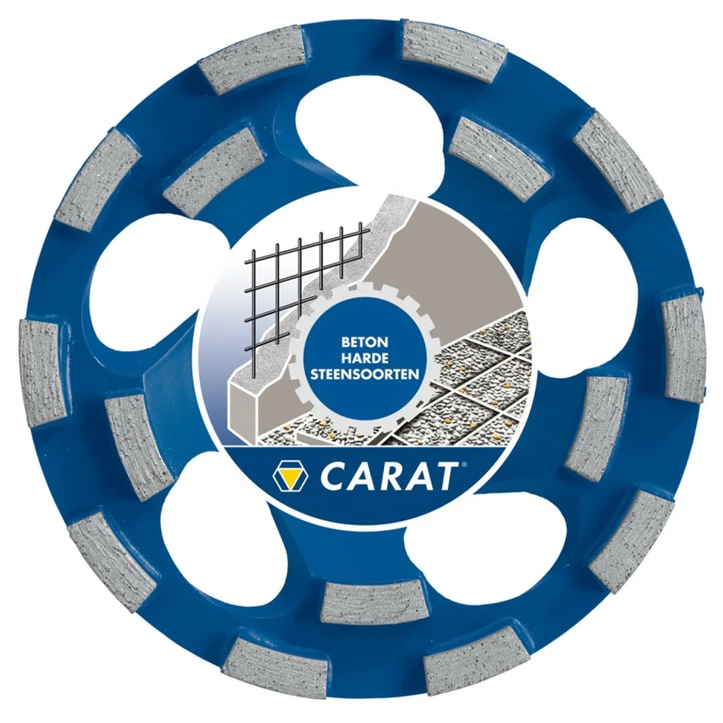 Carat CUBD1253C0 Dustec Komschijf - 125 x 22,23 x 4mm