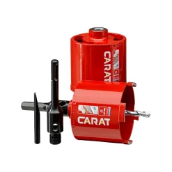 Carat HTS082EA25 2-pack dozenboor ECO voor droogboren - 82 x 60mm M16 - incl. accessoires