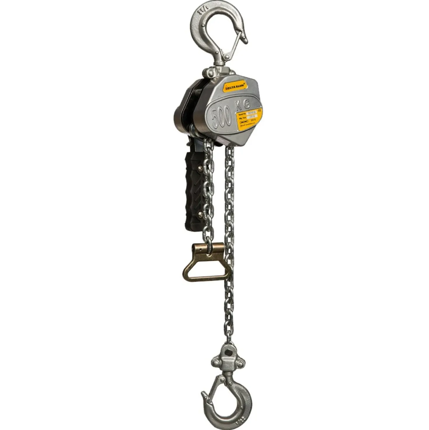 Delta Aluminium rateltakel - 0.5 ton - hijshoogte 1.5 meter