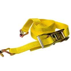 Delta DELTASLING Sjorband met ratel - 50mm x 7 meter - 2500 daN - Geel