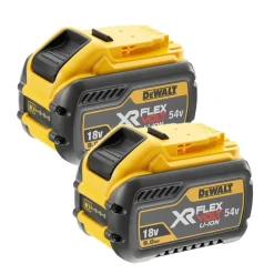 DeWALT DCB547-2 18V / 54V XR Flexvolt Li-ion accu duopack (2x DCB547) - 9.0Ah