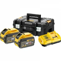 DeWALT DCB118Y2T 18V / 54V Li-ion XR FlexVolt accu Starterset (2x 12.0Ah accu) in TSTAK