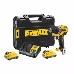 DeWALT DCD701D2-QW 12V Li-ion XR accu boor-/schroefmachine set (2x 2.0Ah) in TSTAK - 57Nm