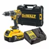 DeWALT DCD796NT-XJ Set 18V Li-ion XR accu klopboor-/schroefmachine body in TSTAK - koolborstelloos + 5Ah accu en acculader