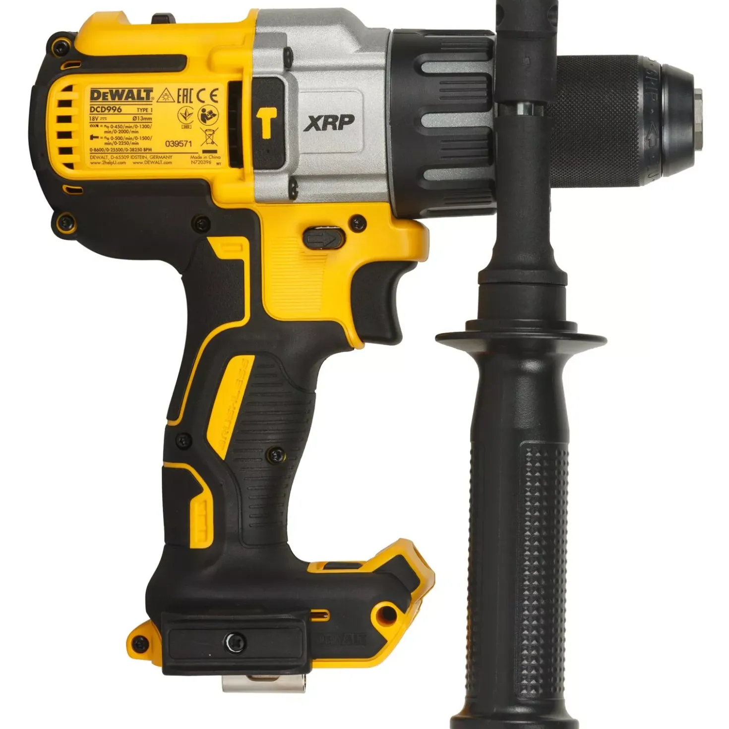 DeWALT DCD996NT-XJ 18V Li-ion XR accu klopboor-/schroefmachine body in TSTAK - koolborstelloos