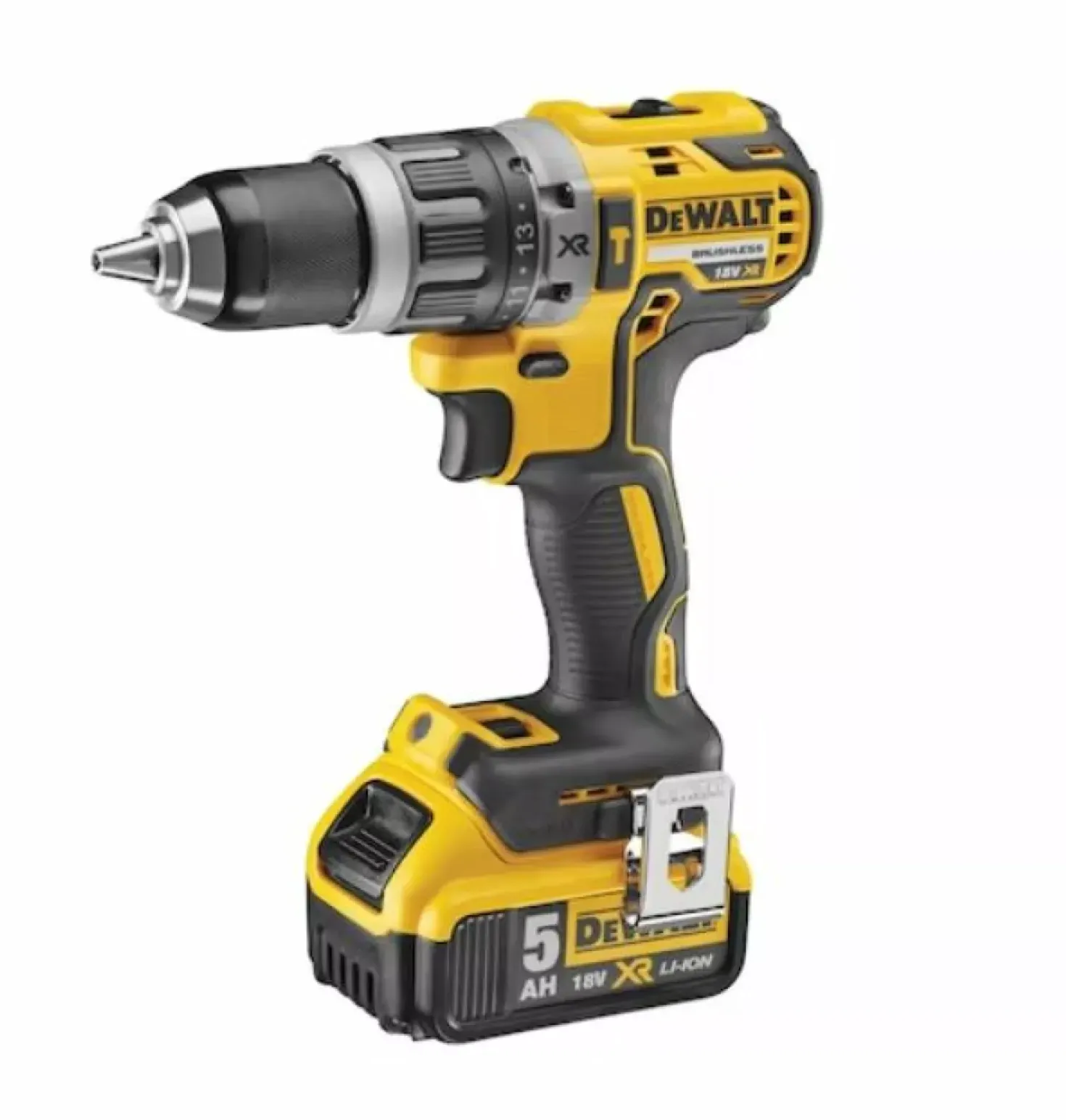 DeWALT DCD796P2-QW 18V Li-ion XR accu klopboor-/schroefmachine set (2x 5.0Ah) in koffer - koolborstelloos