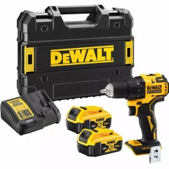 DeWALT DCD708P2T-QW 18V Li-ion XR accu boor-/schroefmachine set (2x 5.0Ah) in TSTAK - 65Nm - koolborstelloos