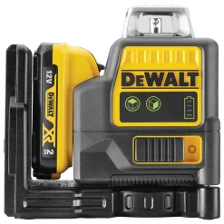DeWALT DCE0811D1G-QW 10,8V Li-Ion accu Kruislijnlaser 360 graden set (1x 2,0Ah accu) in koffer - groen - 15m