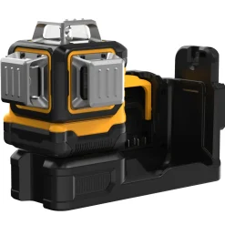 DeWALT DCE089D1G18-QW 12V / 18V Li-ion accu zelfnivellerende 3x 360 graden kruislijnlaser set (1x 2.0Ah accu) in koffer - 3 lijnen - 30m - groen