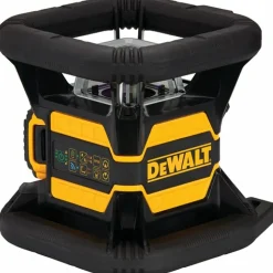 DeWALT DCE080D1GS-SET 18V Roterende laser set incl. statief en meetlat in koffer - groen - 45m - IP67