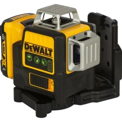 DeWALT DCE089D1GTRI 10.8V Li-Ion accu Kruislijnlaser in koffer (1x 2,0Ah accu) + statief - 30m