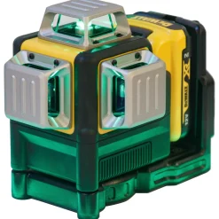 DeWALT DCE089D1GTRI 10.8V Li-Ion accu Kruislijnlaser in koffer (1x 2,0Ah accu) + statief - 30m