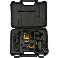 DeWALT DCE089D1GTRI 10.8V Li-Ion accu Kruislijnlaser in koffer (1x 2,0Ah accu) + statief - 30m