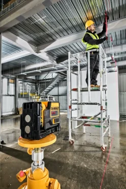 DeWALT DCE0811D1R-QW 12V Kruislijnlaser in koffer - 2x 360° - rood - 20m - IP65