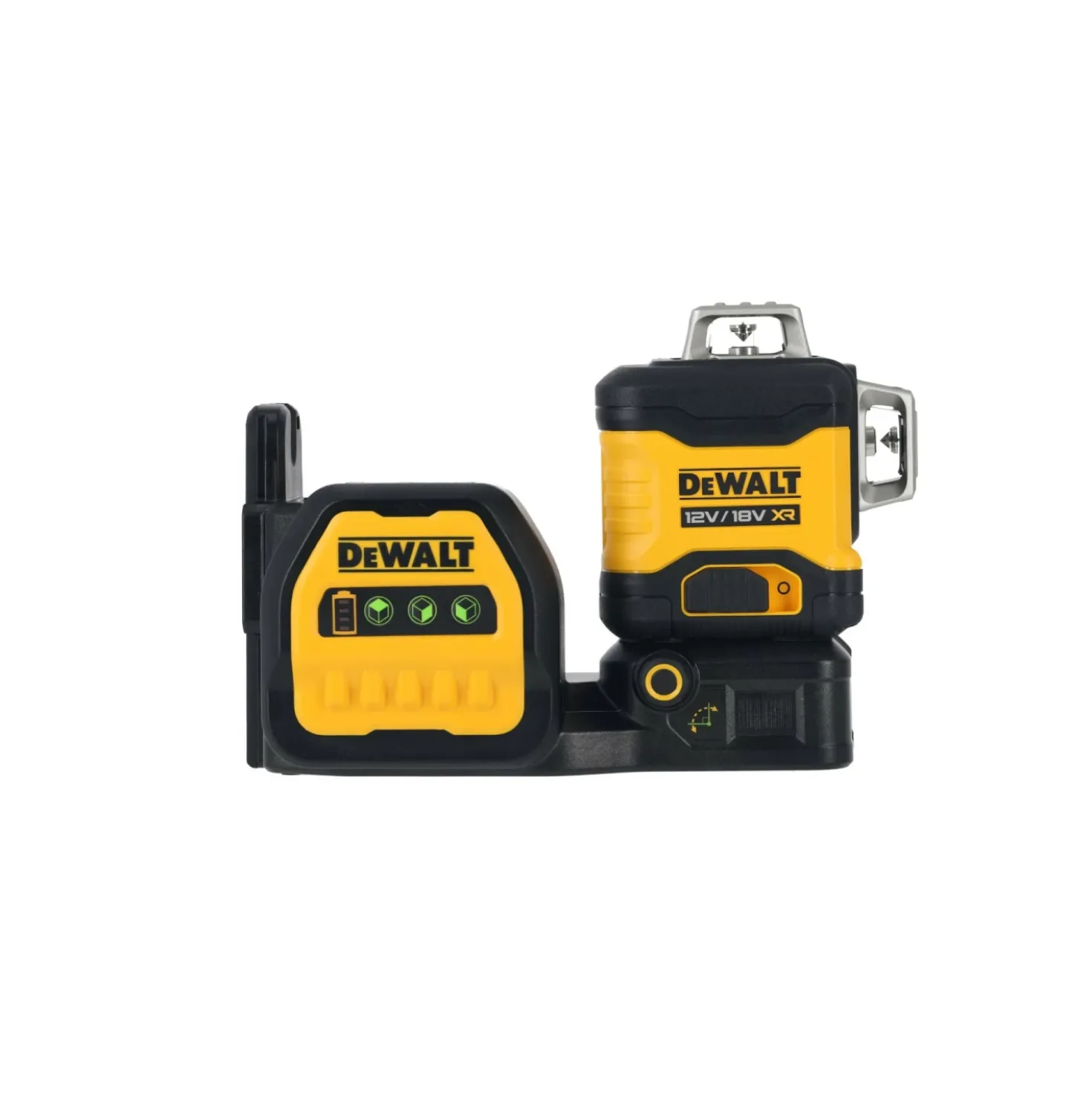 DeWALT DCE089NG18-XJ 12V/18V Kruislijnlaser in koffer - 3x 360° - groen - 70m - IP54