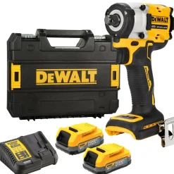 DeWALT DCF921E2T-QW 18V Li-ion XR accu slagmoersleutel set (2x POWERSTACK accu) in TSTAK - 1/2” - koolborstelloos