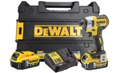 DeWALT DCF887P2-QW 18V Li-ion XR accu slagschroevendraaier set (2x 5.0Ah) in TSTAK - 1/4" - koolborstelloos