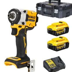 DeWALT DCF922P2T-QW 18V Li-ion XR accu slagmoersleutel set (2x 5.0Ah) met ratel in TSTAK - 1/2" - koolborstelloos