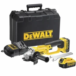 DeWALT DCG412M2 18V Li-ion XR accu haakse slijper set (2x 4.0Ah) in koffer - 125mm
