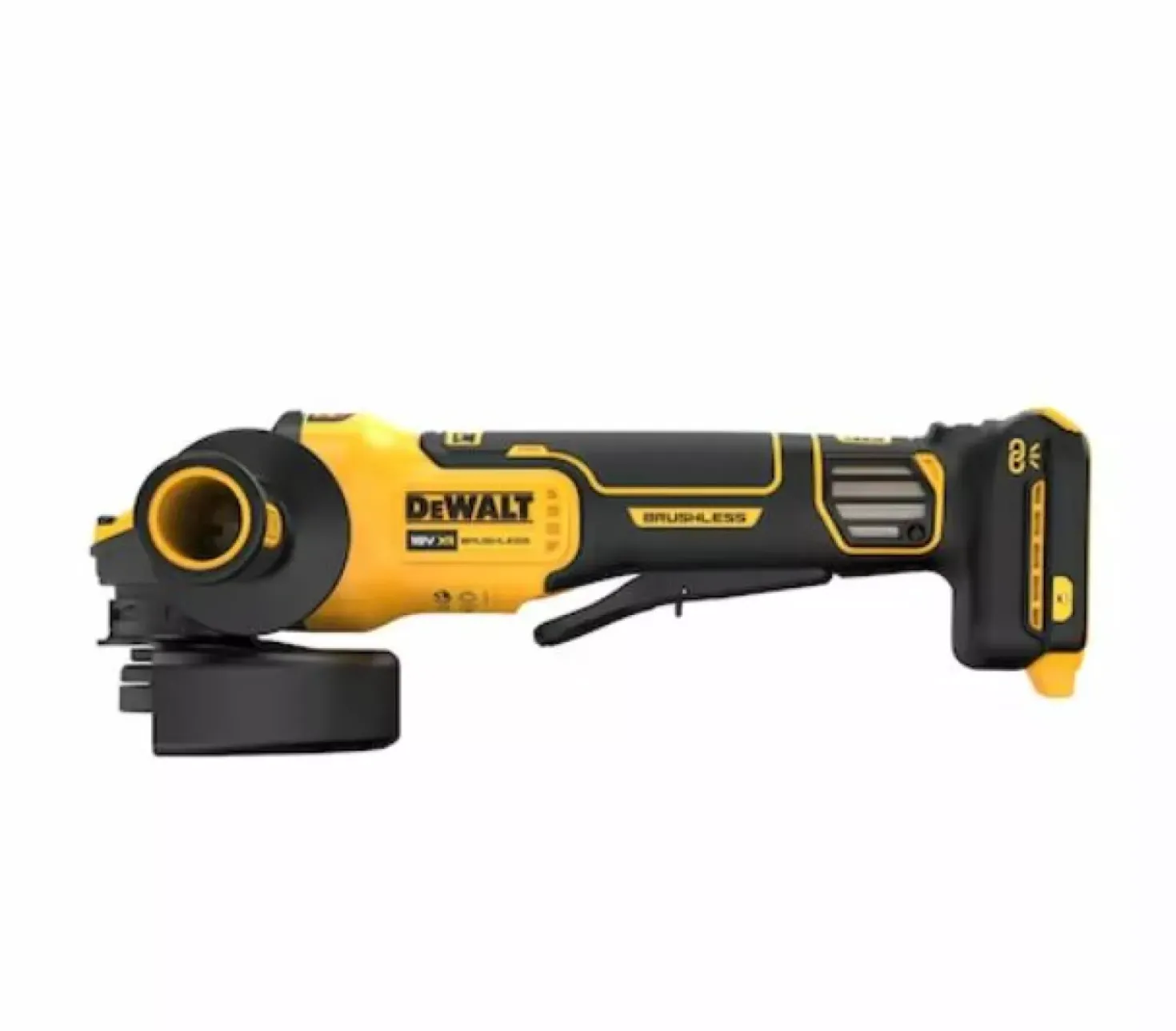 DeWALT DCG416VSN-XJ 18V Li-ion XR accu haakse slijper body - 125mm - koolborstelloos