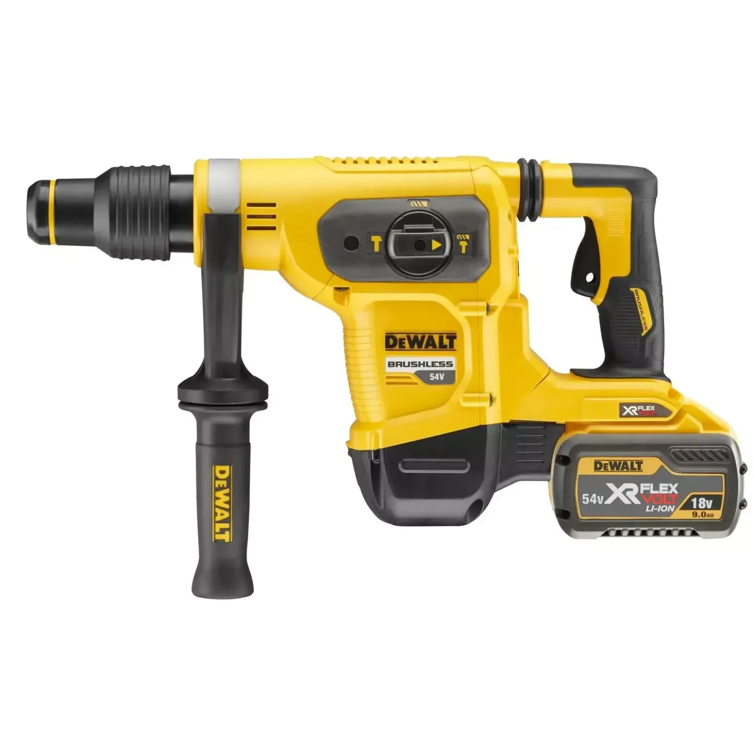 DeWALT DCH481X2-QW 54V Li-ion accu XR FlexVolt SDS-max combihamer set (2x 9.0Ah) in koffer - 6J - koolborstelloos