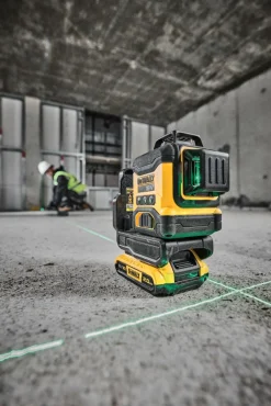 DeWALT DCLE34031D1-QW 18V Li-ion Accu zelfnivellerende Kruislijnlaser set (1x 2.0Ah) - 3x360° - Groen