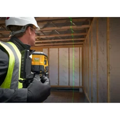 DeWALT DCLE14201GB-XJ in tas - groen - 2 lijnen - 45m - IP54