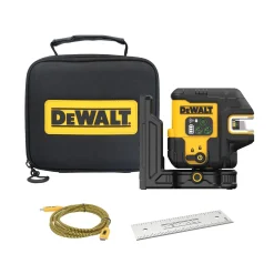 DeWALT DCLE14251GB-XJ Kruislijnlaser in tas - 5 lijnen - groen - 20m - IP65