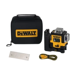 DeWALT DCLE14361GB-XJ​ Kruislijnlaser in tas - 3x 360° - groen - 50m - IP54