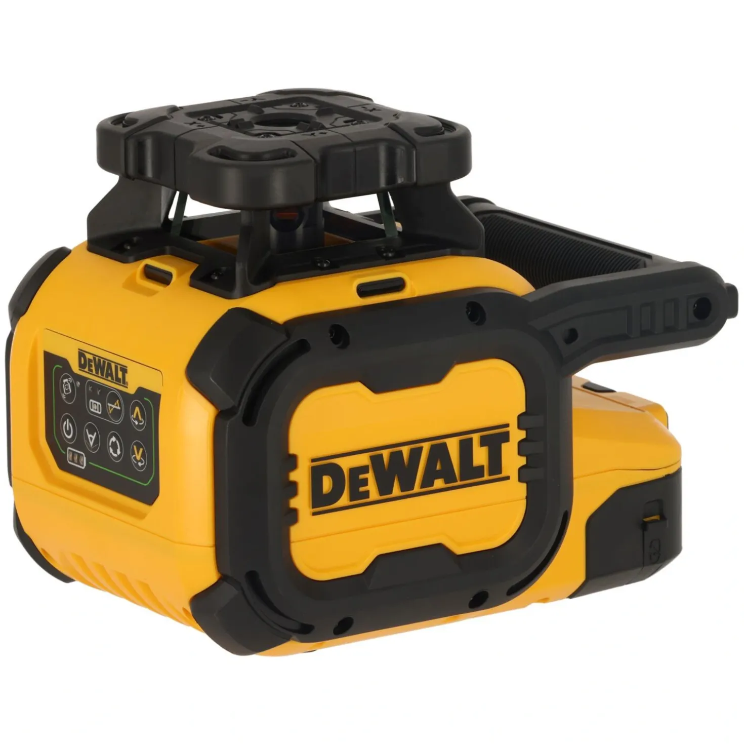 DeWALT DCLE15221G-QW Roterende Laser set incl. statief, ontvanger en meetlat in koffer - rood - 30m - IP66