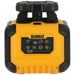 DeWALT DCLE15221G-QW Roterende Laser set incl. statief, ontvanger en meetlat in koffer - rood - 30m - IP66