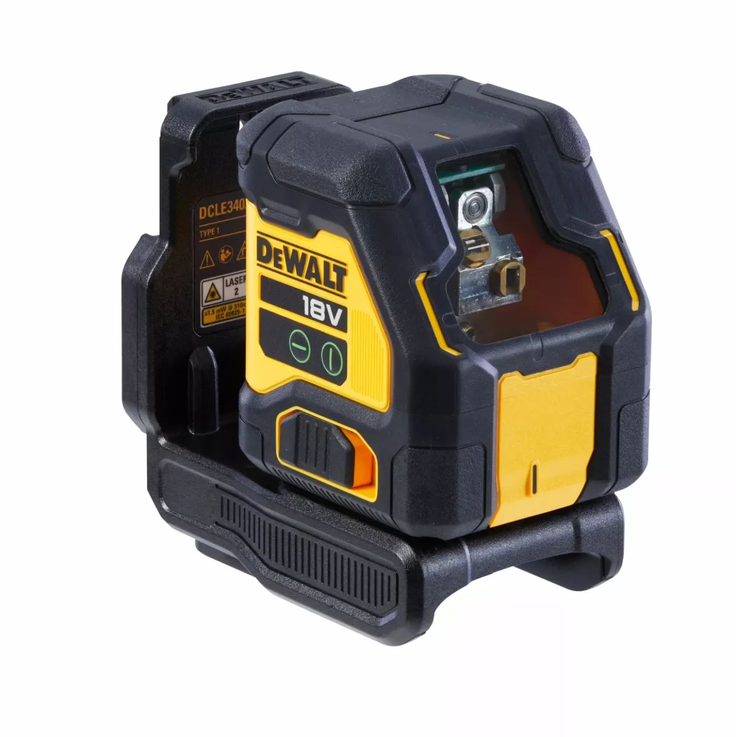 DeWALT DCLE34021N 18V Kruislijnlaser - Groen - 2x 55m - 2 lijnen - IP54