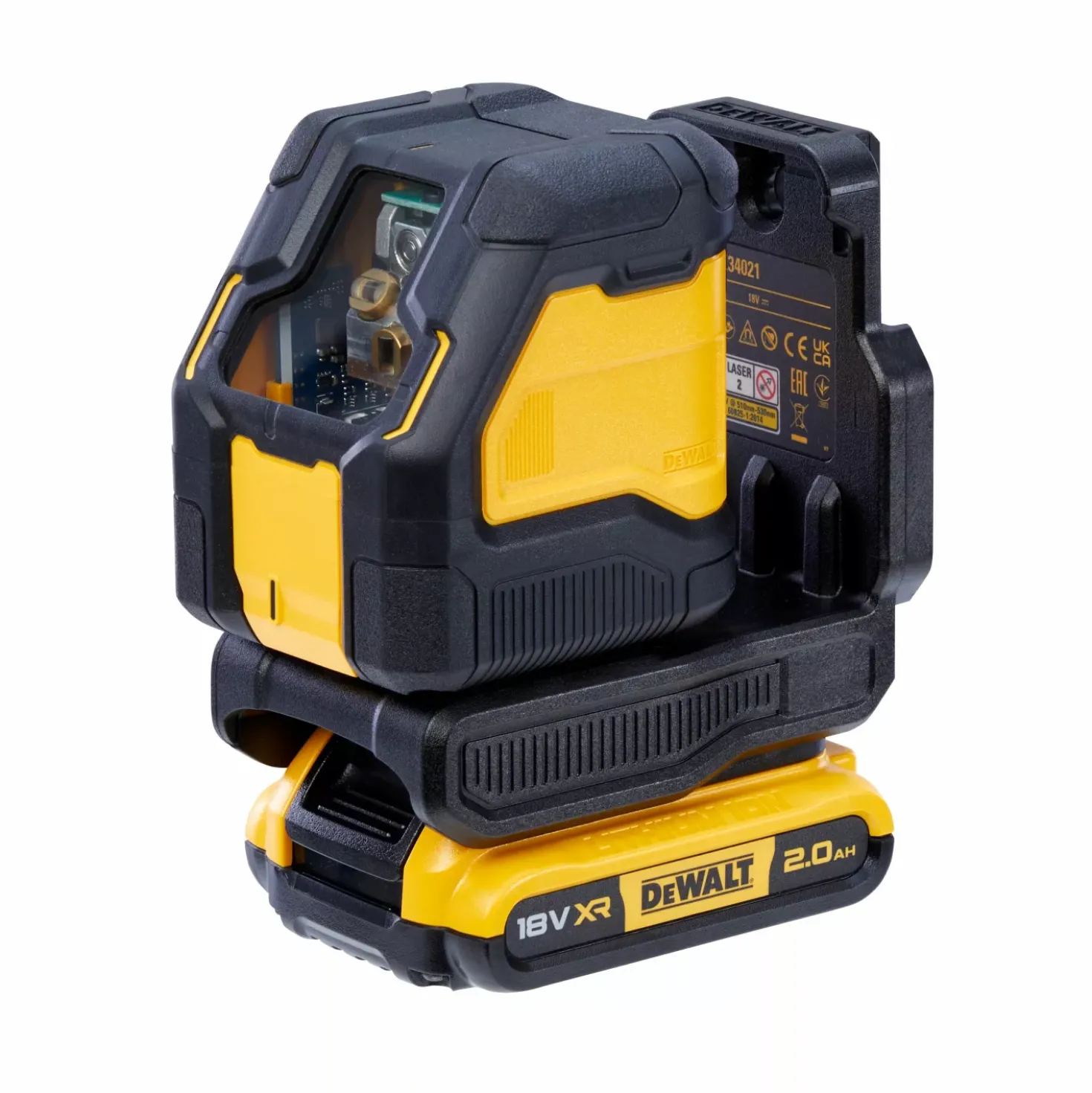 DeWALT DCLE34021N 18V Kruislijnlaser - Groen - 2x 55m - 2 lijnen - IP54