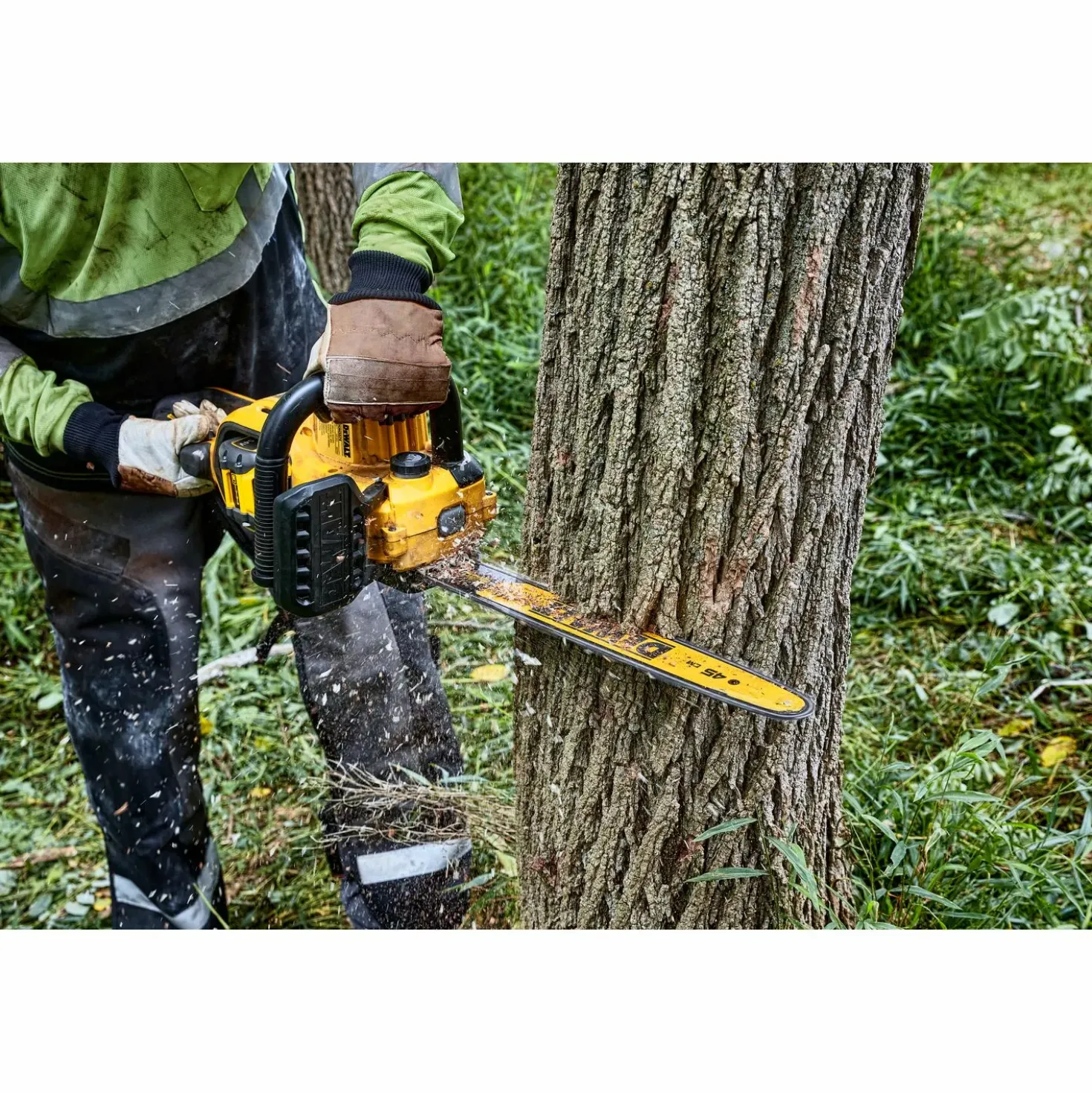 DeWALT DCMCS574N 54V XR FLEXVOLT Li-Ion accu kettingzaag body - 45cm