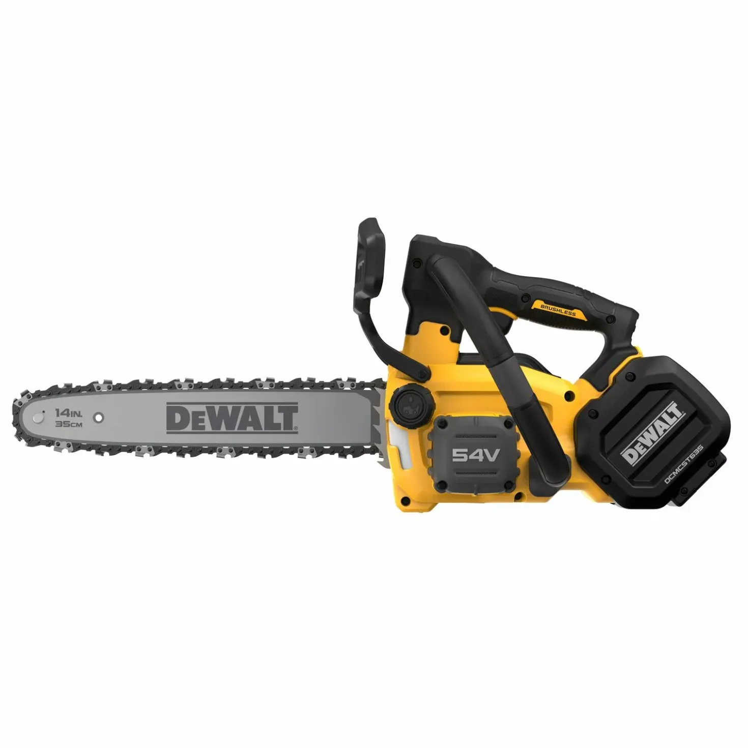 DeWALT DCMCST635N 54V XR FLEXVOLT Li-Ion accu Top Handle kettingzaag body - 35cm