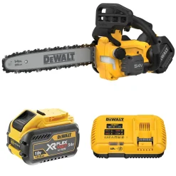 DeWALT DCMCST635X1 54V XR FLEXVOLT Li-Ion accu Top Handle kettingzaag set (1x 9.0Ah) - 35cm