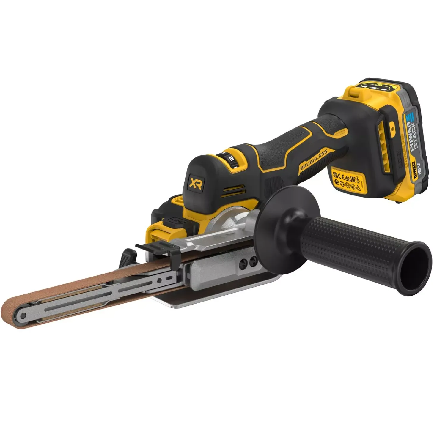 DeWALT DCM200E2T-QW 18V Li-ion XR accu stripschuurmachine set (1x 1.7Ah) in TSTAK - 13mm
