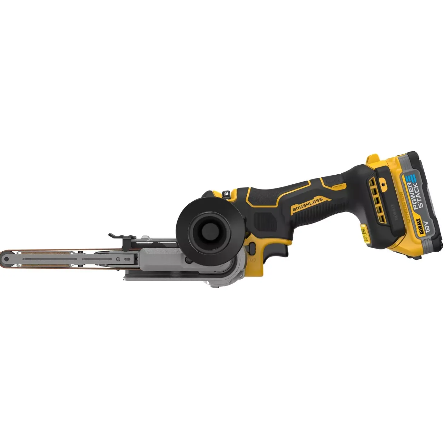 DeWALT DCM200E2T-QW 18V Li-ion XR accu stripschuurmachine set (1x 1.7Ah) in TSTAK - 13mm