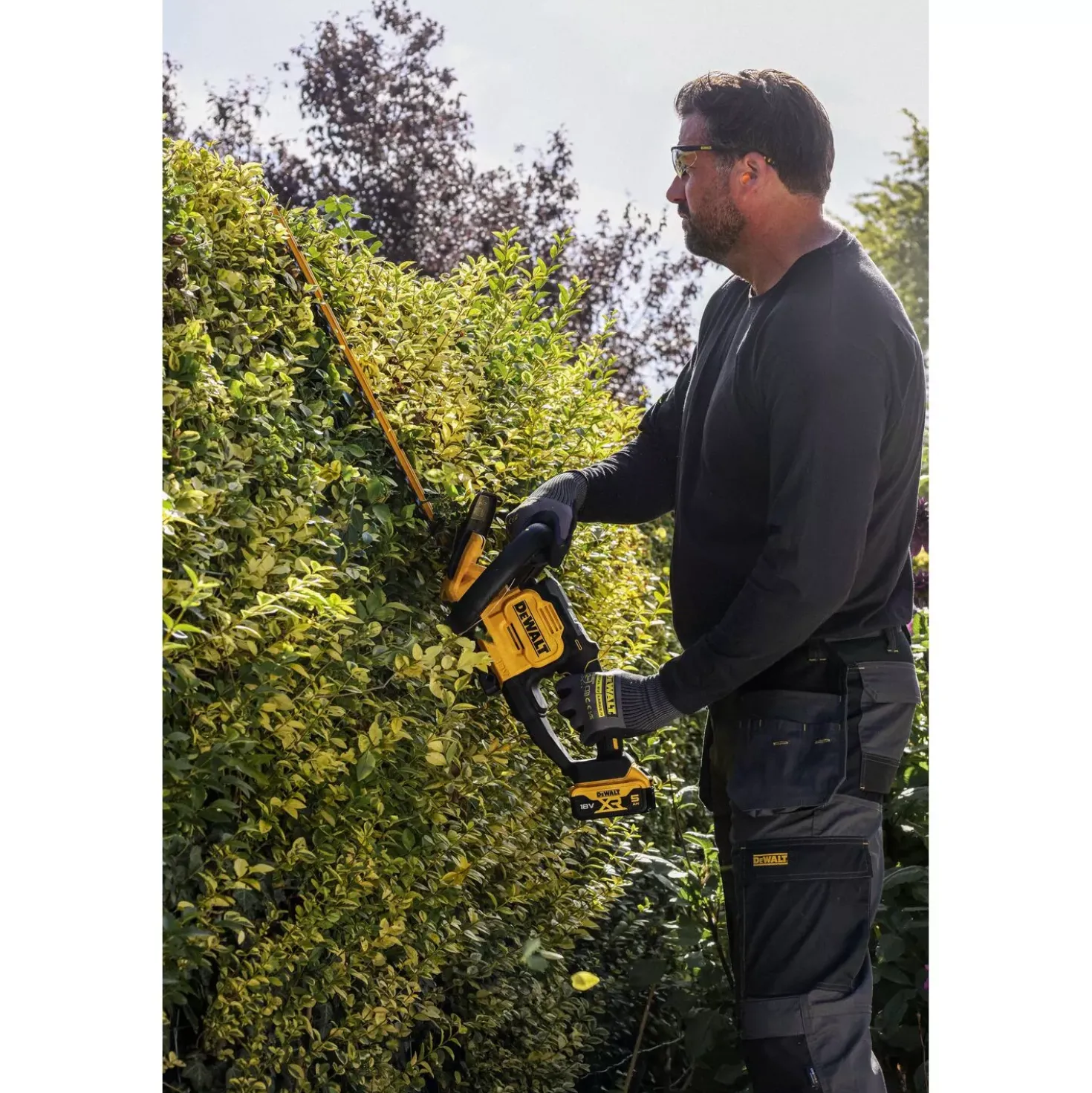 DeWALT DCMHT567P1-QW 18V Li-ion accu heggenschaar set (1x 5.0Ah accu) - 60cm