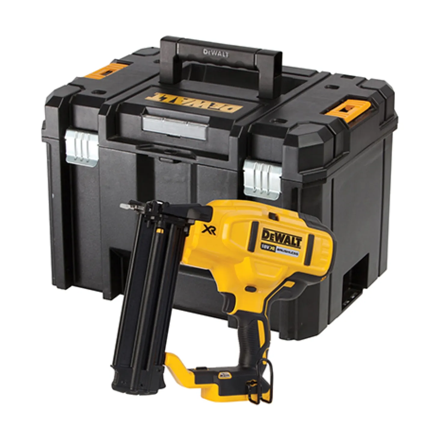 DeWALT DCN680NT-XJ 18V Li-ion XR accu afwerktacker body in TSTAK - 15-54mm - 18 Gauge - koolborstelloos
